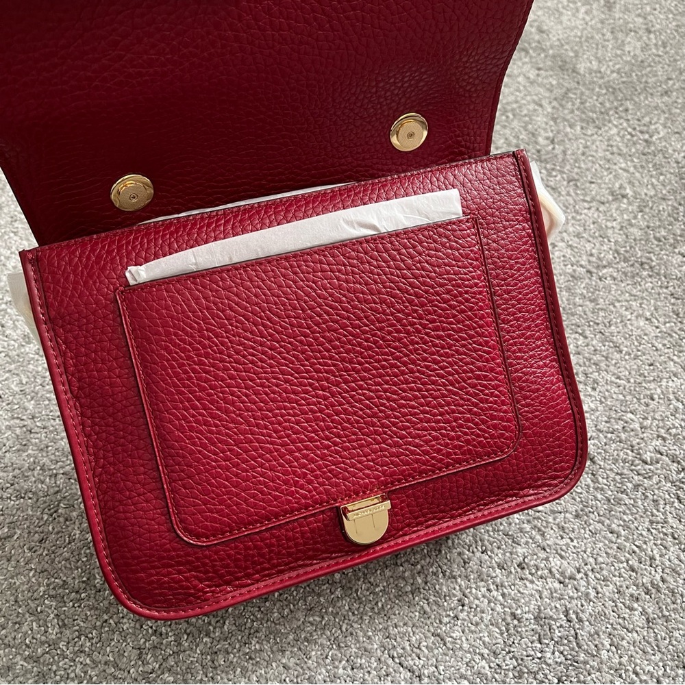 Michael Kors cooper satchel bag NWT cherry red or black - Picture 6 of 15